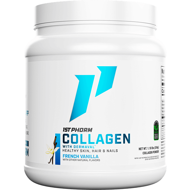 1st Phorm - Collagen With Dermaval French Vanilla - Collagen Powder