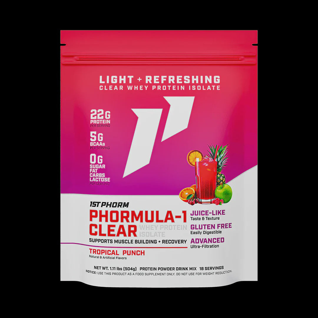 1st Phorm - Phormula-1 Clear Isolate Protein Tropical Punch - Post Workout Recovery