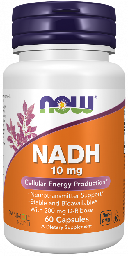 NOW - NADH 10mg - 60 capsules - Nootropics