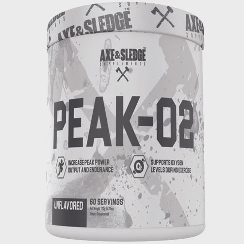 Axe & Sledge - Peak-02 Unflavored (60 servings) - Pre-Workout