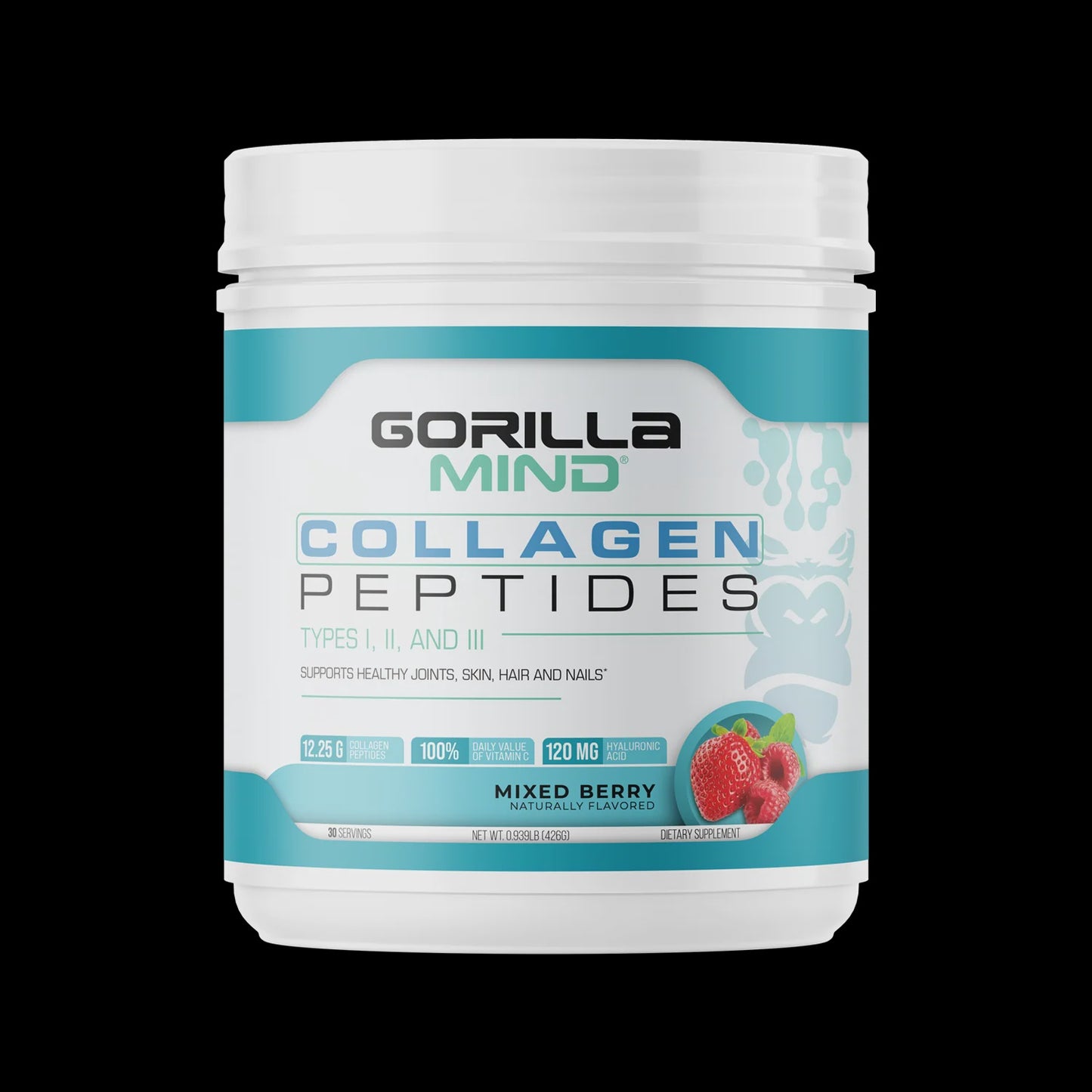Gorilla Mode - Collagen Peptides Mixed Berry - Amino Acids