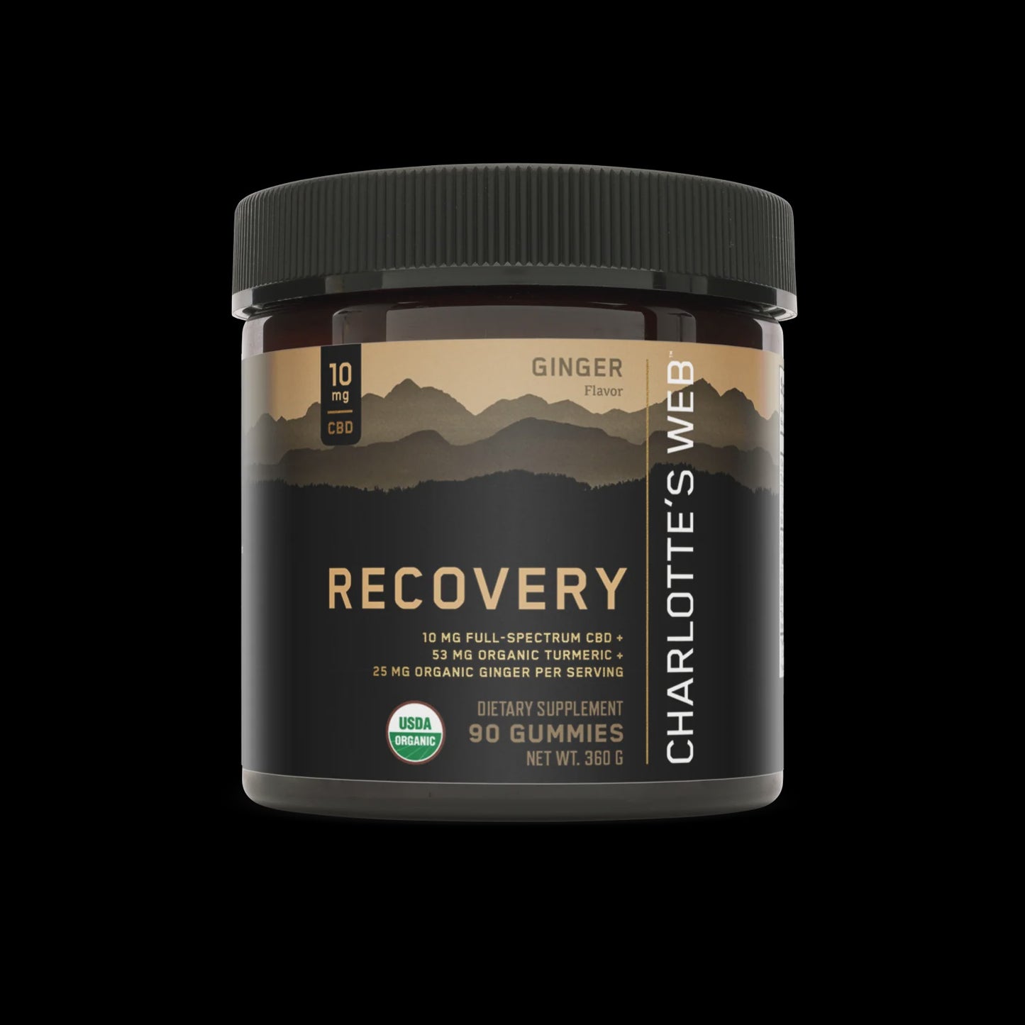 Charlottes Web - Recovery Gummies Ginger - 60CT - Muscle Recovery