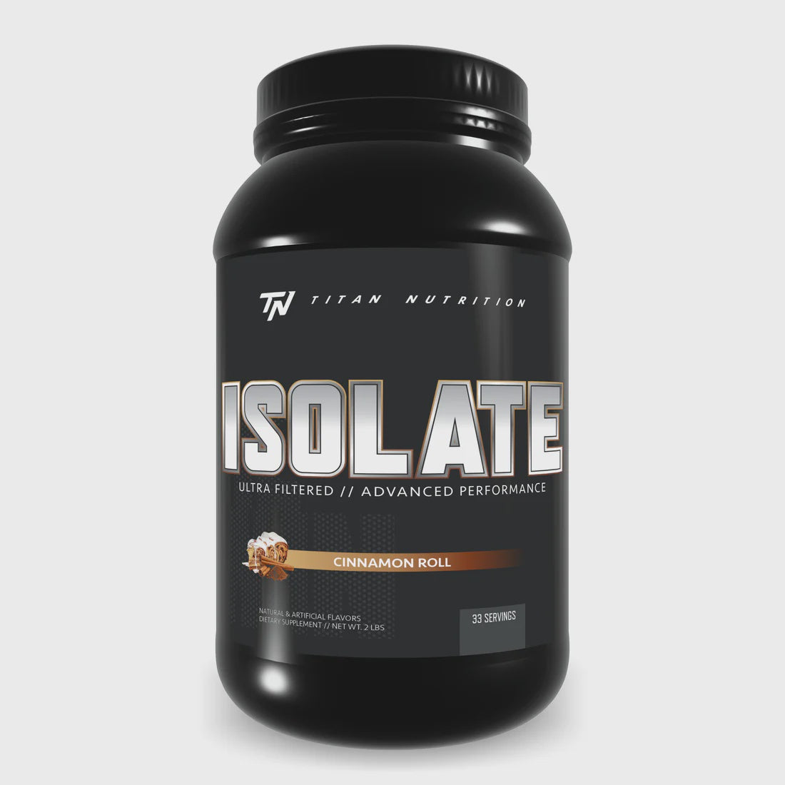 Titan Nutrition - Isolate Cinnamon Roll - 2lb - Protein Isolate