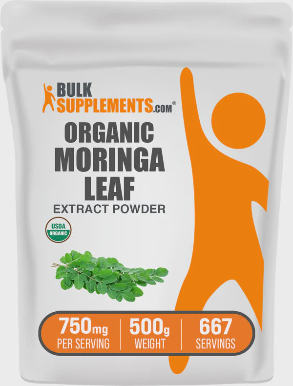 Bulk Supplements - Organic Moringa Leaf - Dietary Supplements