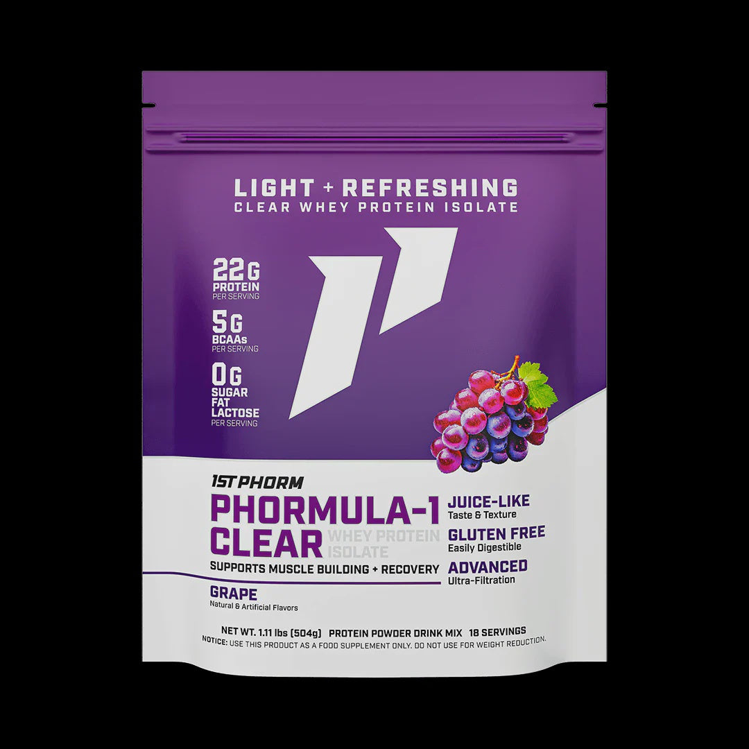 1st Phorm - Phormula-1 Clear Isolate Protein Grape - Post Workout Recovery