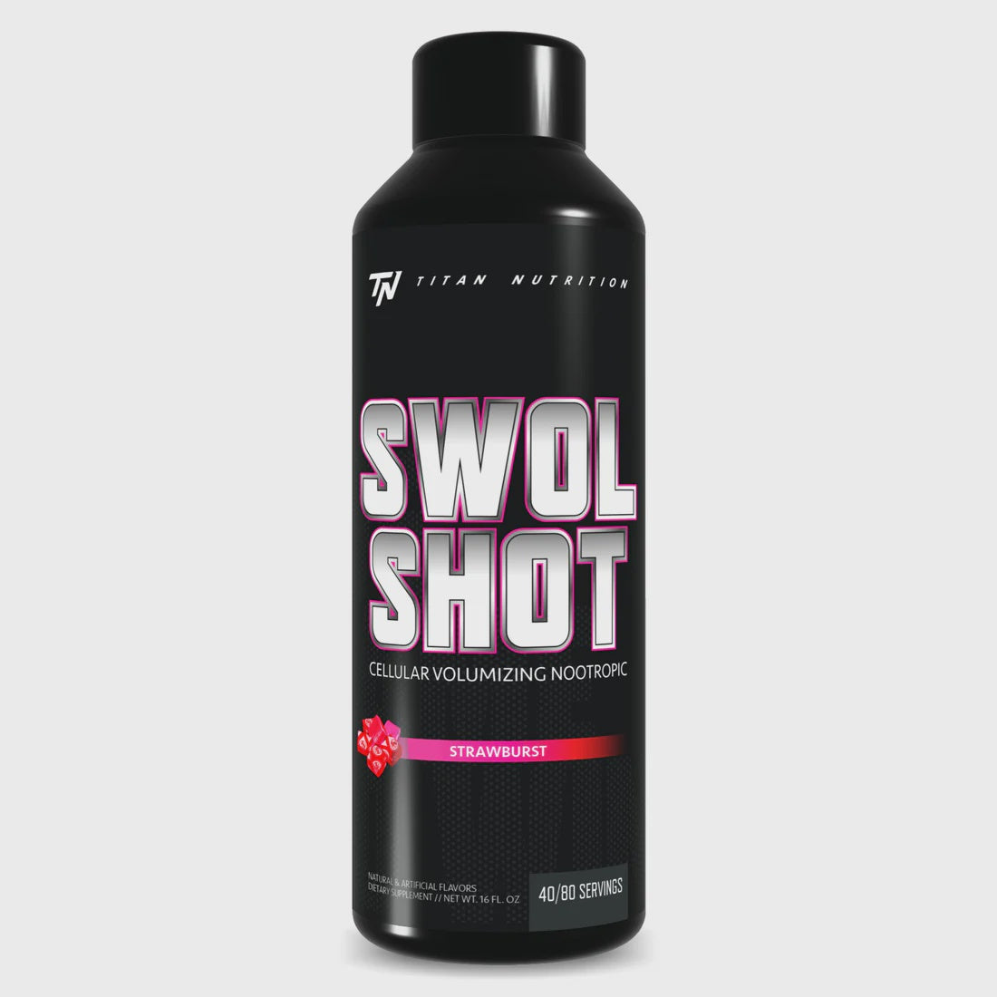 Titan Nutrition - Swole Shot Strawburst - Pre-Workout