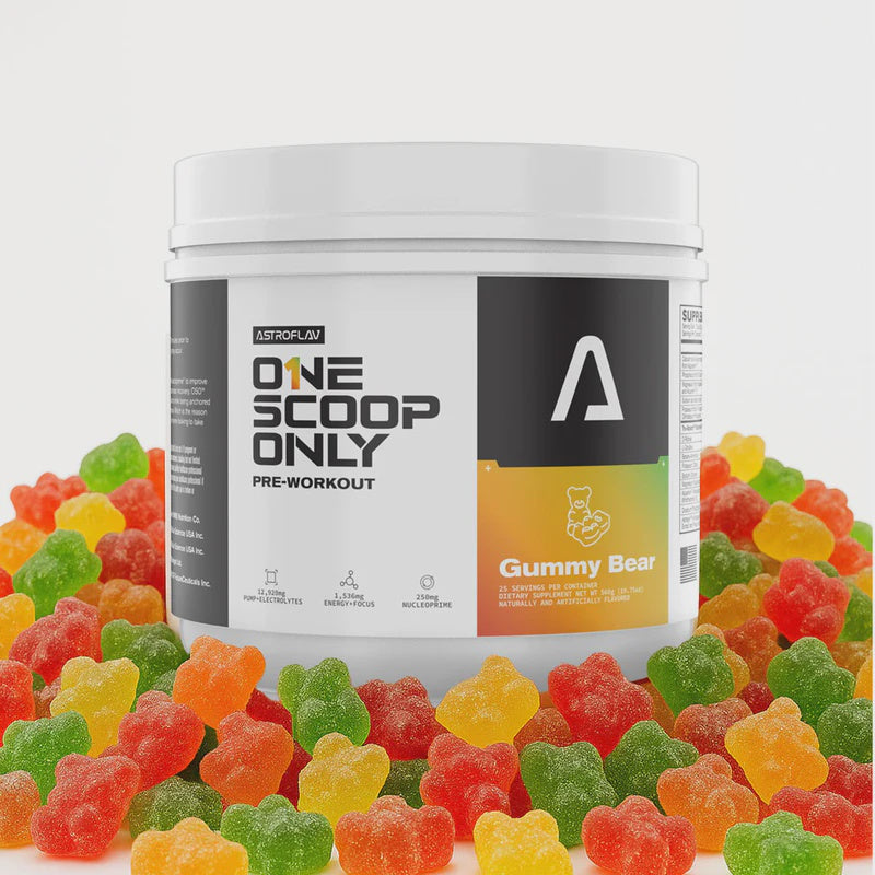 AstroFlav - One Scoop Only Gummy Bear - Pre-Workout