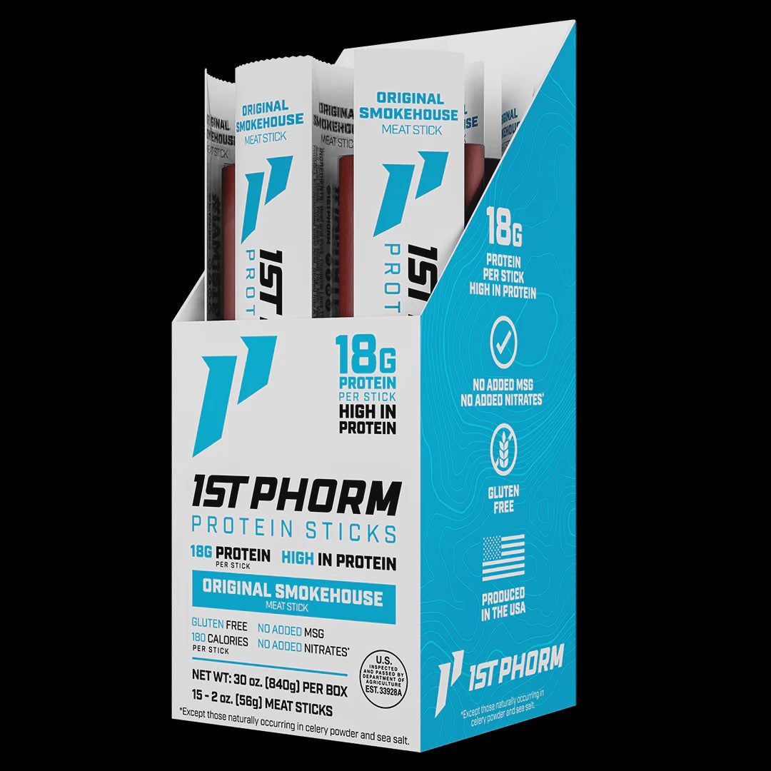 1st Phorm - Protein Sticks Original Smokehouse - 15CT - Protein Foods