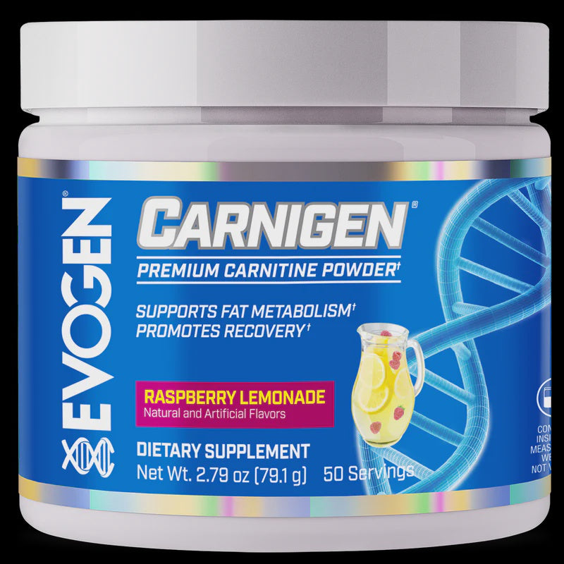 Evogen - Carnigen Carnitine Powder Raspberry Lemonade - Weight Management