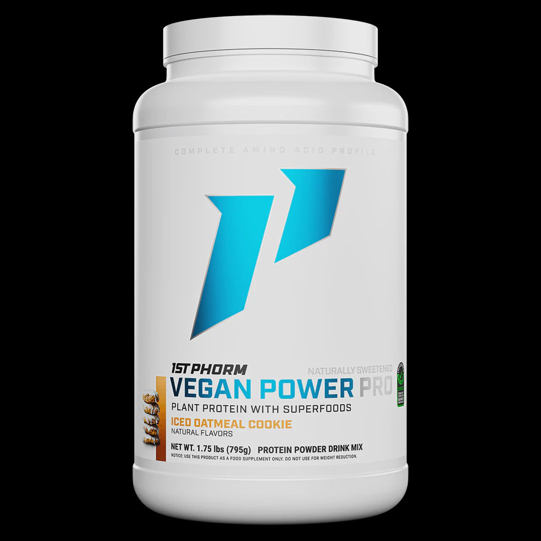 1st Phorm - Vegan Power Pro Iced Oatmeal Cookie - Protein Powder