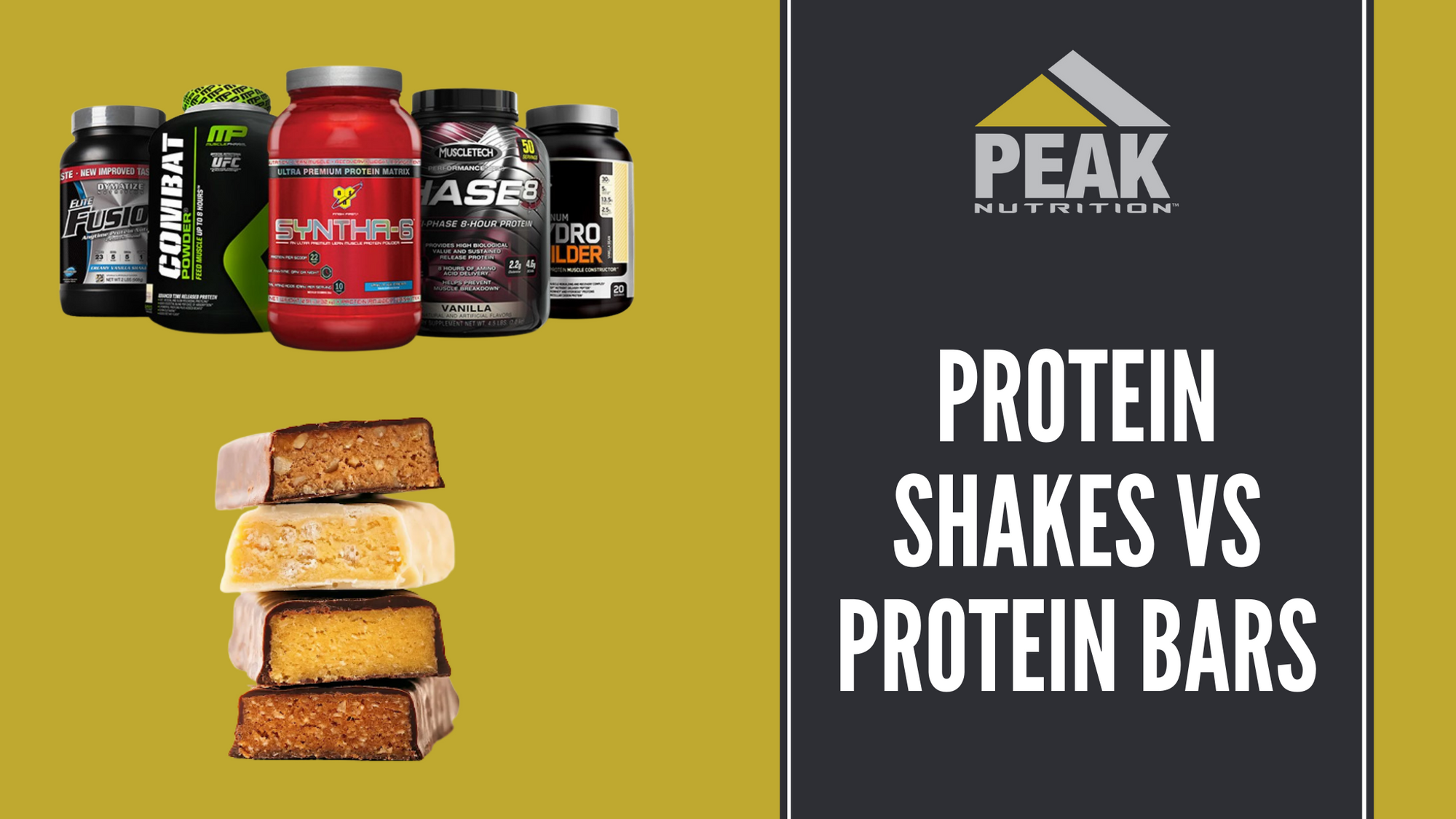 Protein Bars Vs Protein Shakes