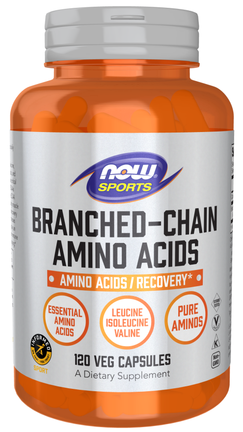 NOW - Branched Chained Amino Acids - 120 capsules - Amino Acids