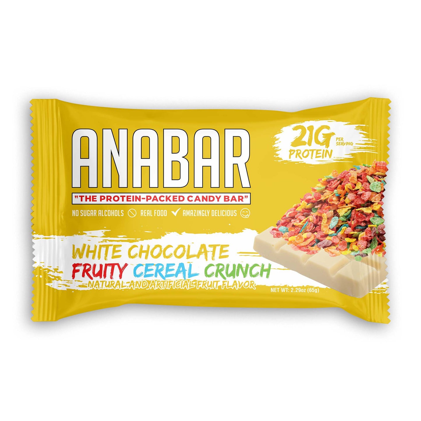 Anabar - White Chocolate Fruity Cereal Crunch - Protein Bar
