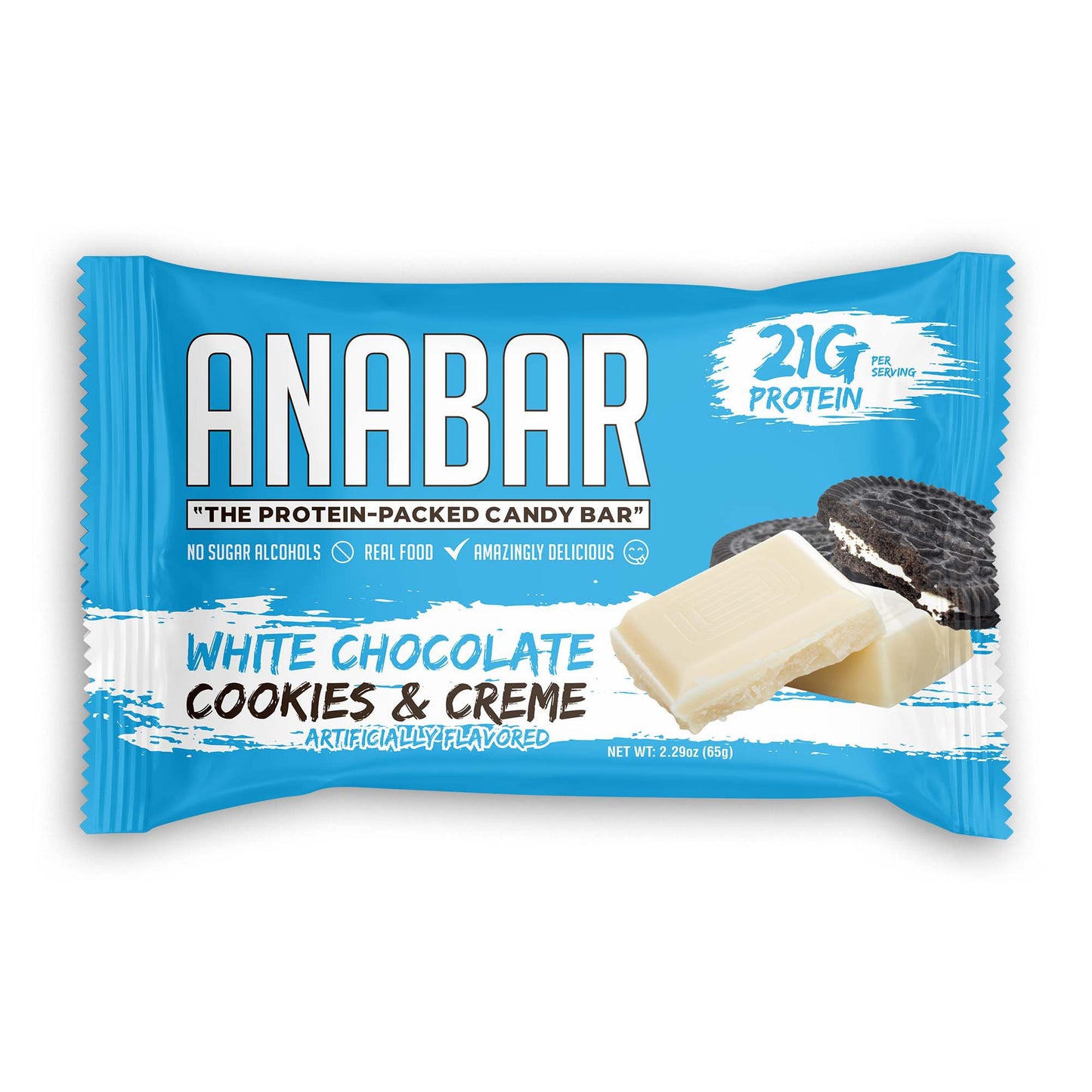 Anabar - White Chocolate Cookie's & Creme - Protein Bar