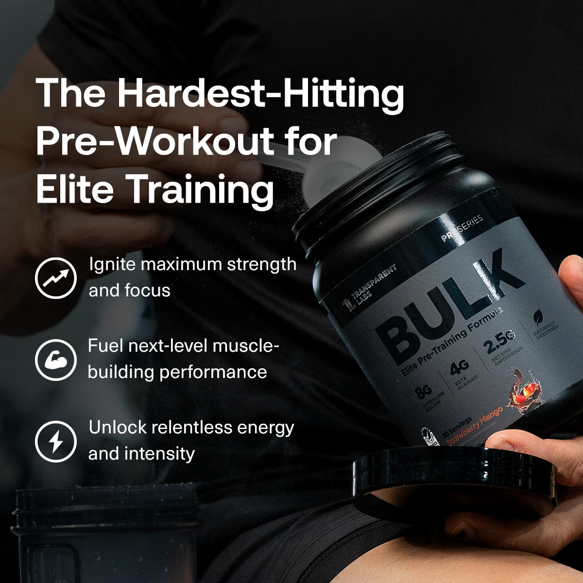 Transparent Labs Bulk Black Pre-Workout