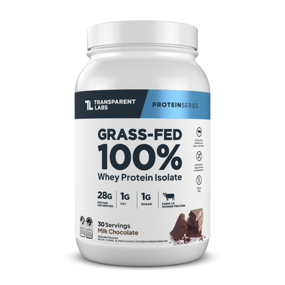 Transparent Labs Grass-Fed Whey Protein Isolate - Milk Chocolate