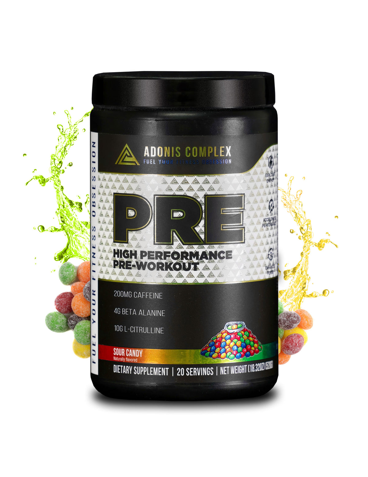 Adonis Complex Pre-Workout - Sour Candy