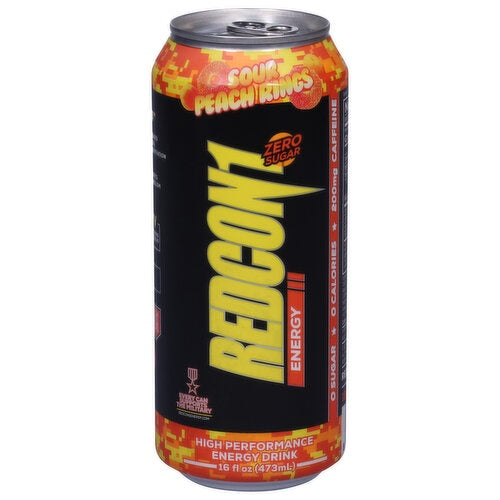 Redcon 1 - Sour Peach Rings - Energy Drink