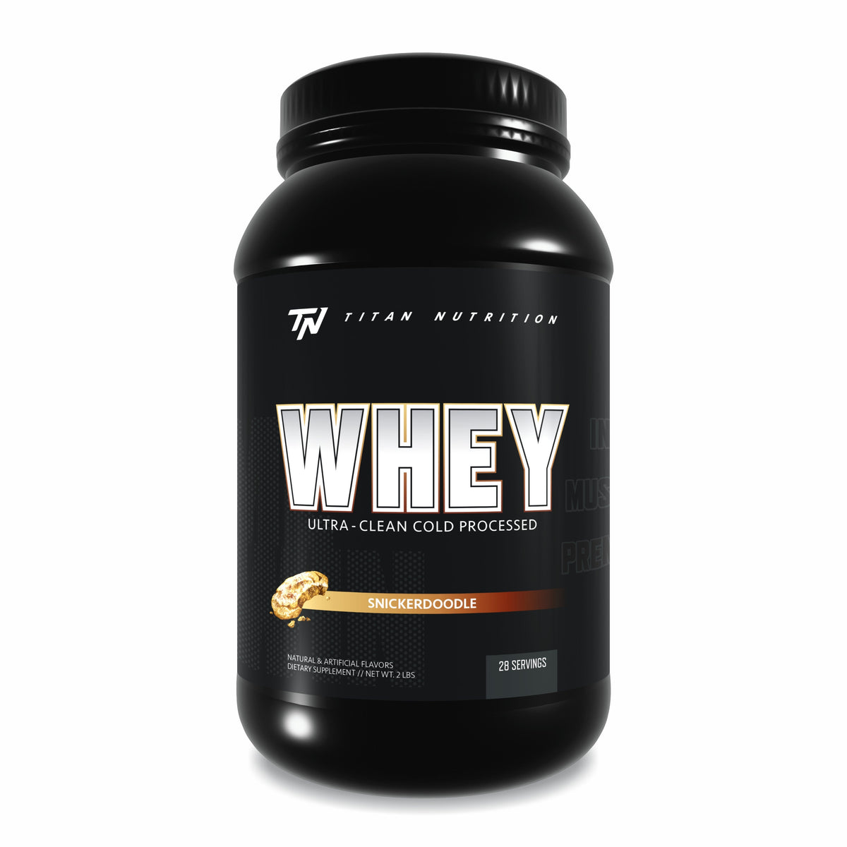 Titan Nutrition 2lb - TITAN WHEY PROTEIN - Snickerdoodle
