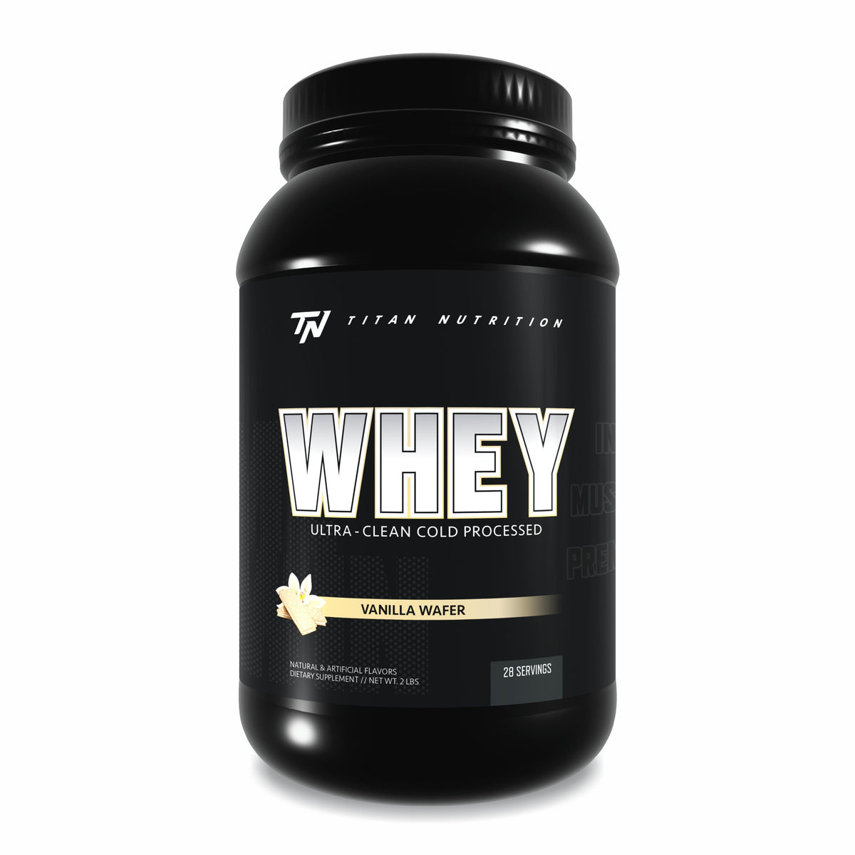 Titan Nutrition 2lb - TITAN WHEY PROTEIN - Vanilla Wafer
