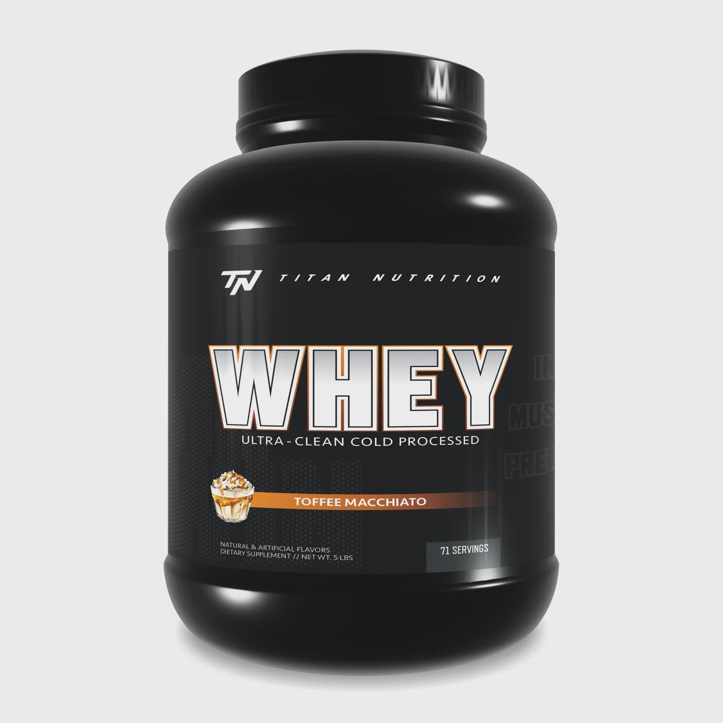 Titan Nutrition - Whey Toffee Macchiato - 5lb - Protein Powder
