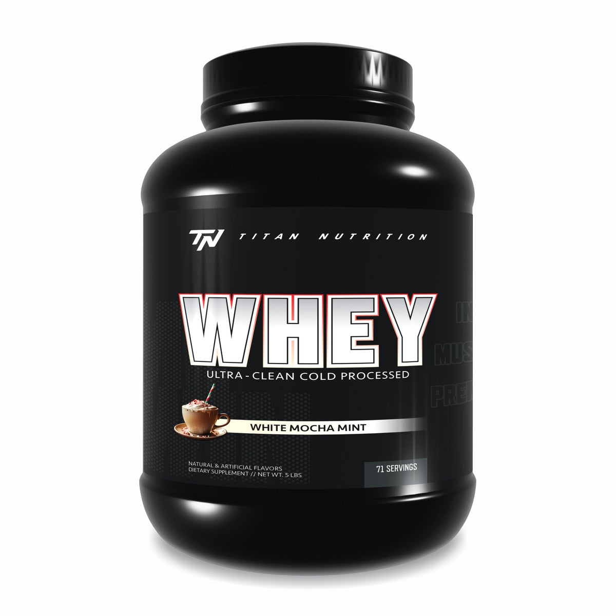 Titan Nutrition 4.5lb - TITAN WHEY PROTEIN - White Mocha Mint