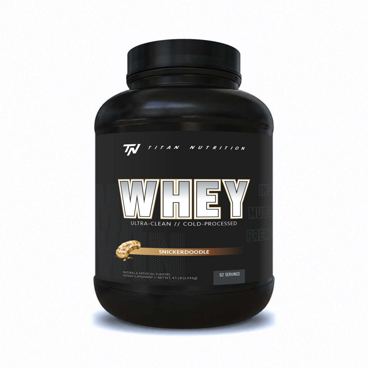 Titan Nutrition 4.5lb - TITAN WHEY PROTEIN - Snickerdoodle