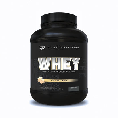 Titan Nutrition 4.5lb - TITAN WHEY PROTEIN - Vanilla Wafer