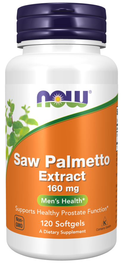 NOW - Saw Palmetto 160mg - 120 softgels - Urinary Support