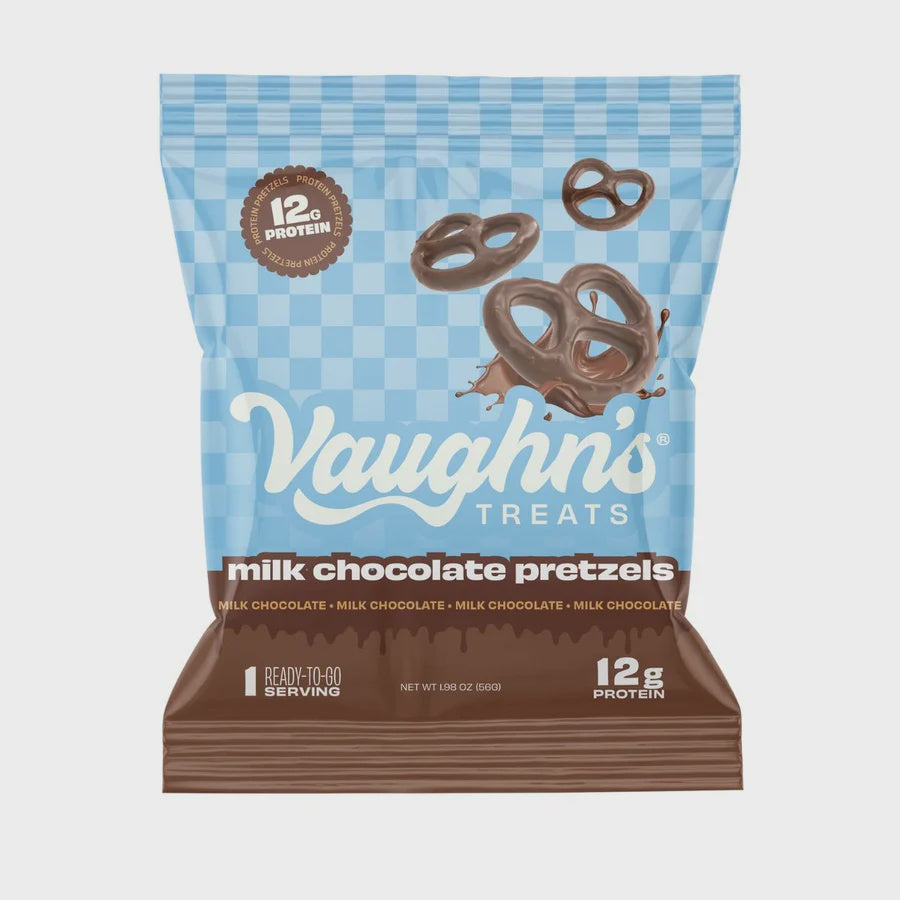 Vaughn's - Milk Chocolate Pretzels - Protein Foods