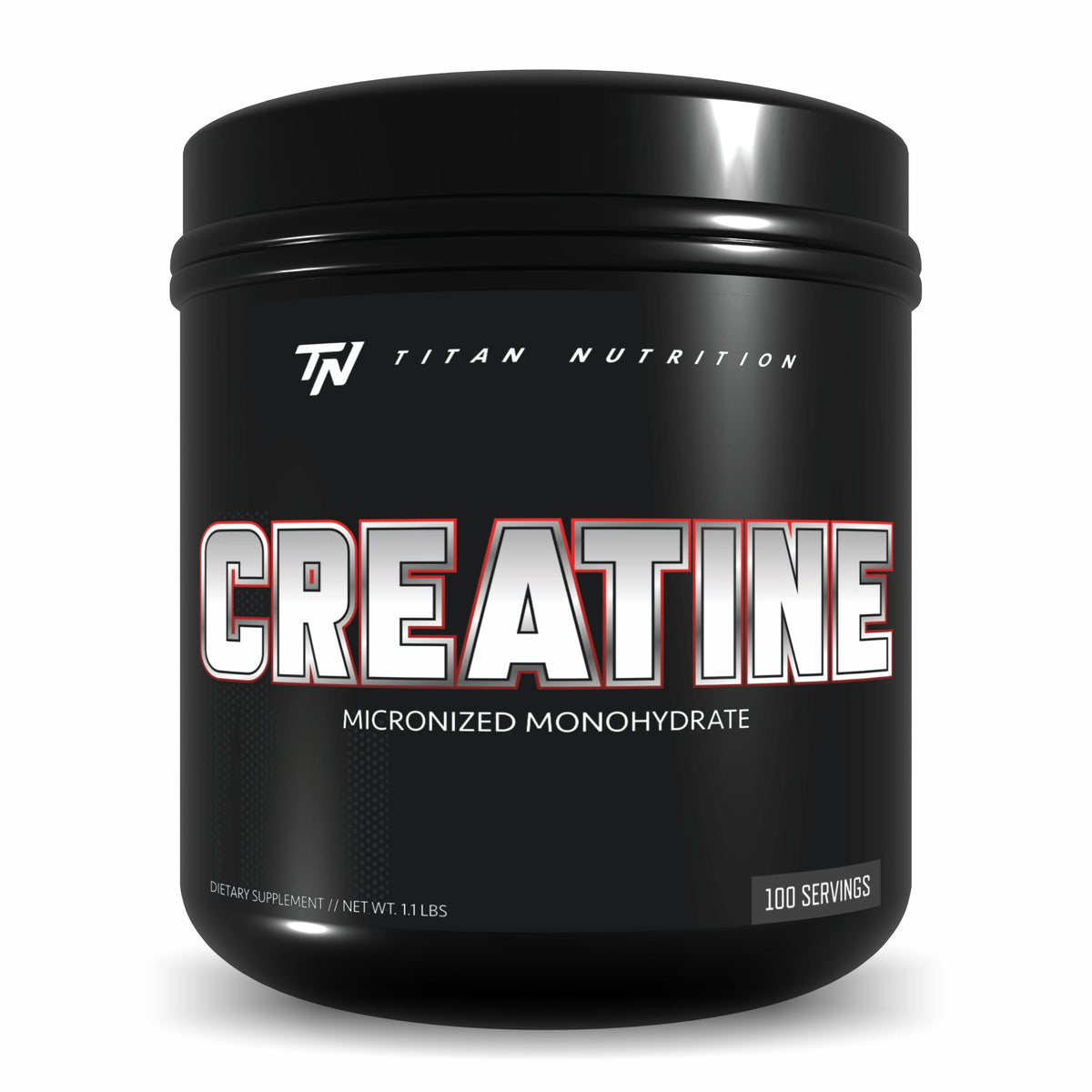 Titan Nutrition Micronized Creatine Monohydrate - 100 servings