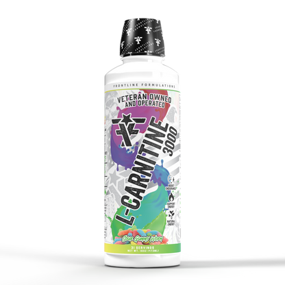 Frontline Formulations L- Carnitine 3000 - Sour Gummy Worm