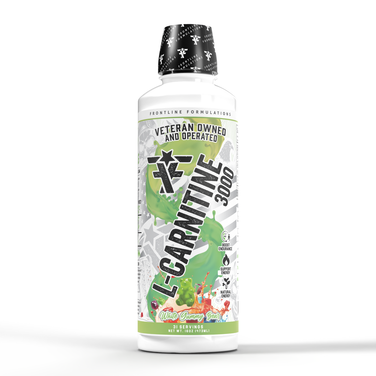 Frontline Formulations L- Carnitine 3000 - White Gummy Bear