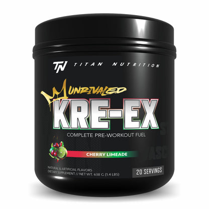 Titan Nutrition KRE-EX™ Unrivaled - Complete Pre-Workout Solution - Cherry Limeade