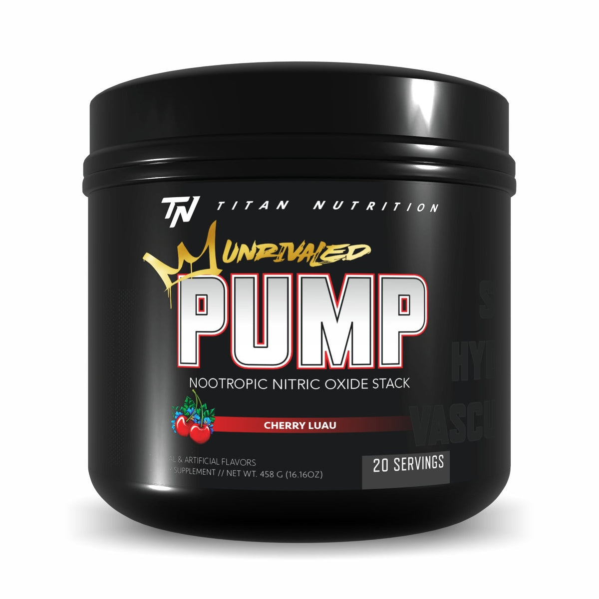 Titan Nutrition PUMP UNRIVALED - Nootropic Nitric Oxide Stack - Cherry Luau