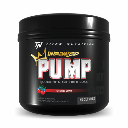 Titan Nutrition PUMP UNRIVALED - Nootropic Nitric Oxide Stack - Cherry Luau