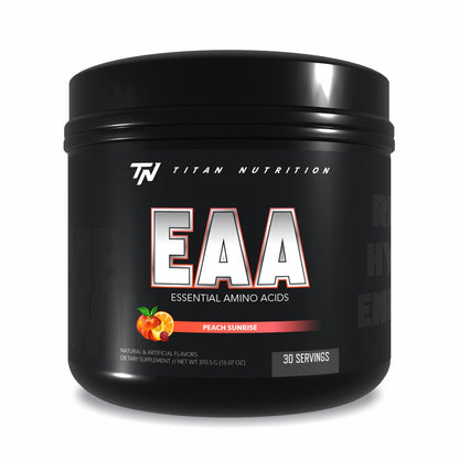 Titan Nutrition Titan EAA – Full Spectrum Essential Amino Acids - Peach Sunrise