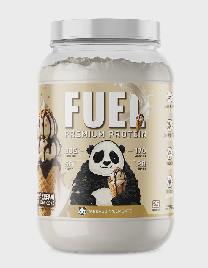 Panda - Fuel Premium Protein Sundae Ice Cream Cone - Protein Powder ...