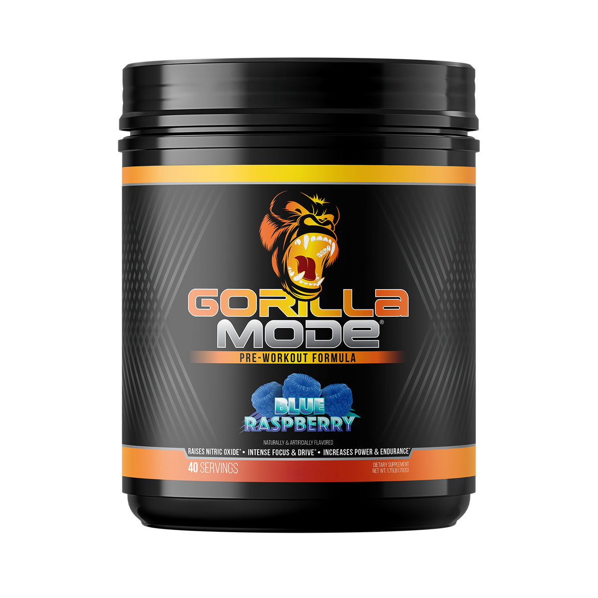Gorilla Mind Gorilla Mode Pre Workout - Blue Raspberry