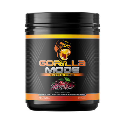 Gorilla Mind Gorilla Mode Pre Workout - Cherry Blackout