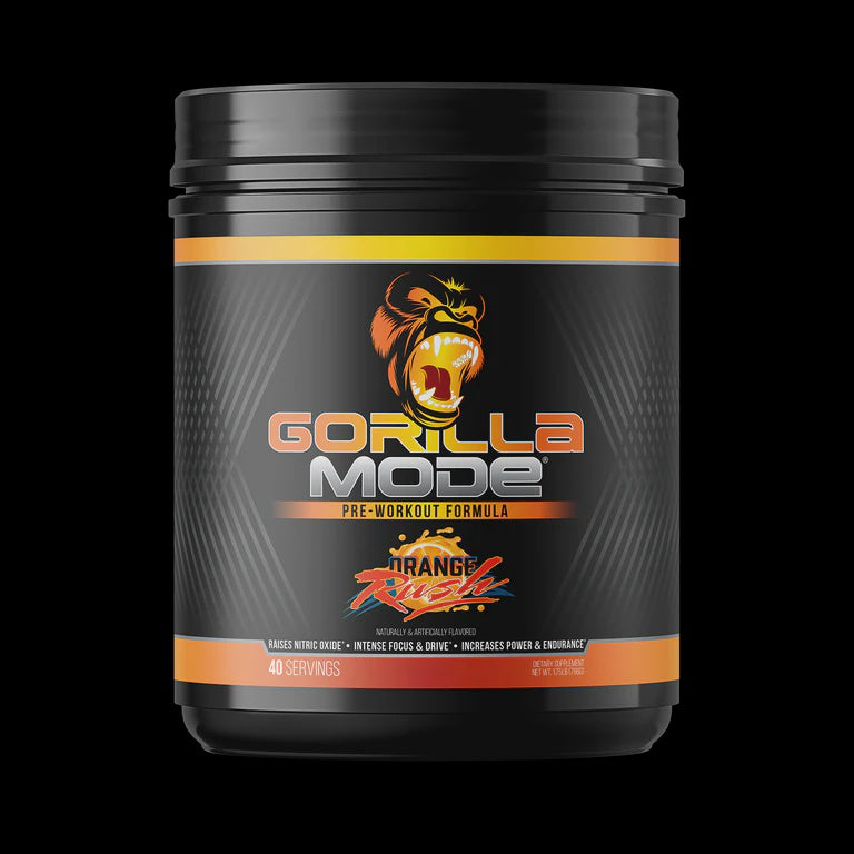Gorilla Mode - Orange Rush - 40 Servings - Pre-Workout