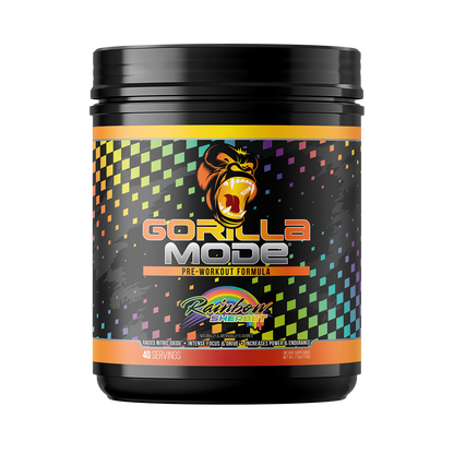 Gorilla Mind Gorilla Mode Pre Workout - Rainbow Sherbet