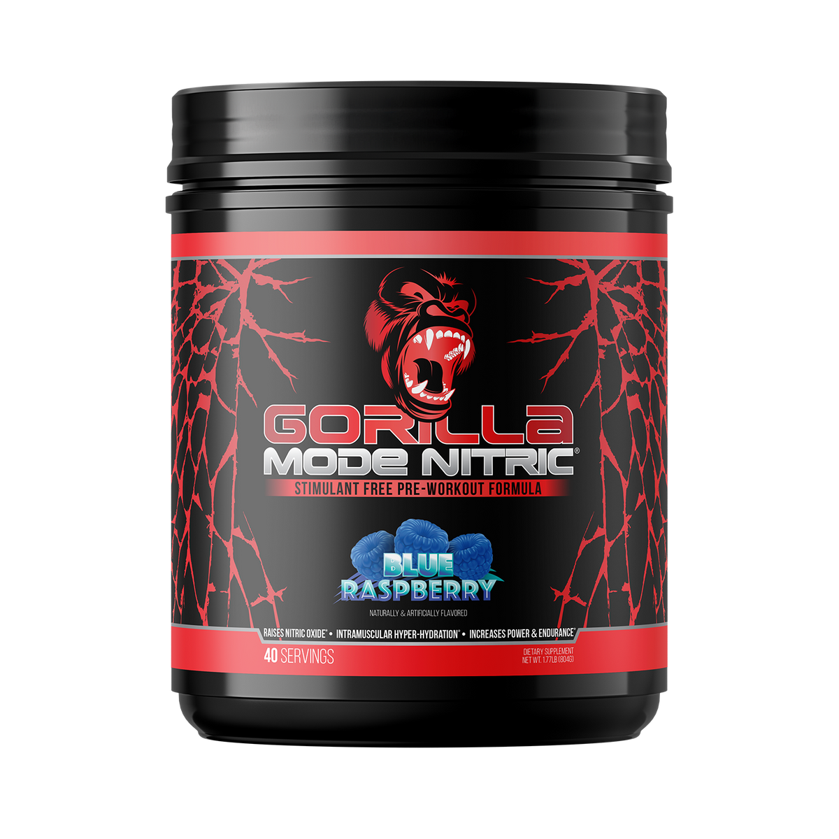Gorilla Mind Gorilla Mode Nitric Pump - Blue Raspberry