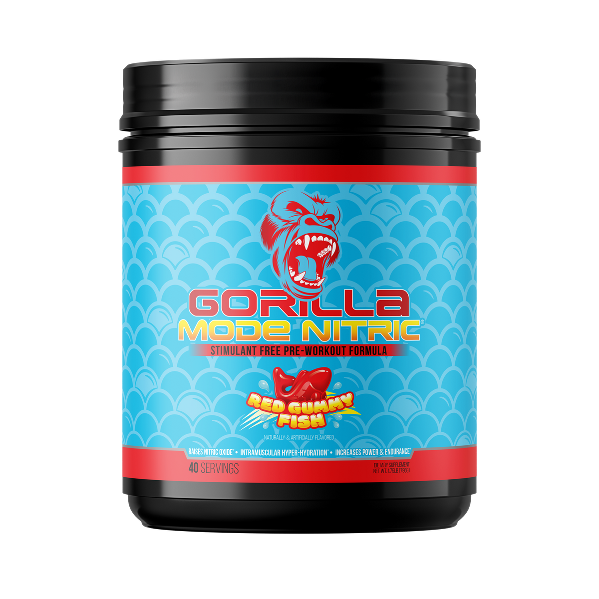 Gorilla Mind Gorilla Mode Nitric Pump - Red Gummy Fish