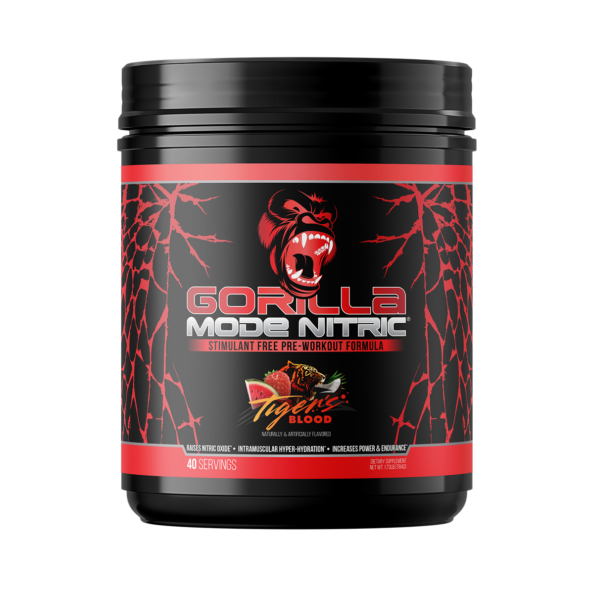 Gorilla Mind Gorilla Mode Nitric Pump - Tigers Blood