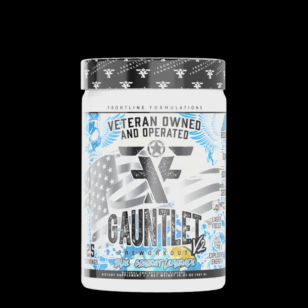 Frontline Formulations - Gauntlet Blue Coconut Lemonade - Pre-Workout