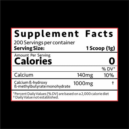 Titan Nutrition HMB - Beta-Hydroxy Beta-Methylbutyrate