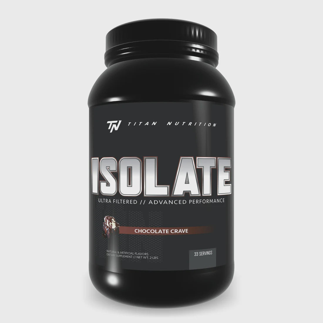 Titan Nutrition - Isolate Chocolate Crave - 2lb - Protein Isolate