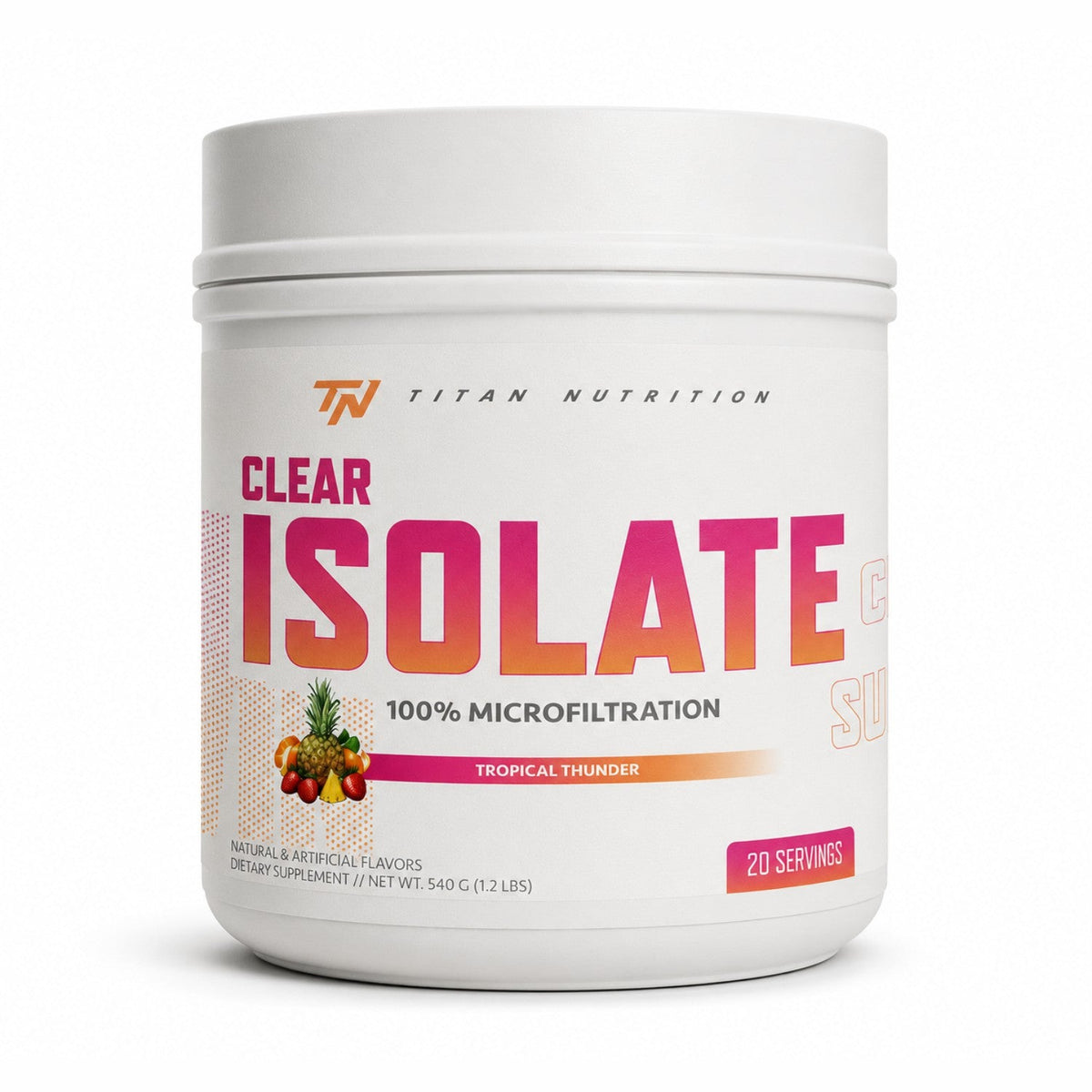 Titan Nutrition Clear Whey Isolate - Tropical Thunder