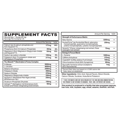 AstroFlav One Scoop Only - Supplement Facts